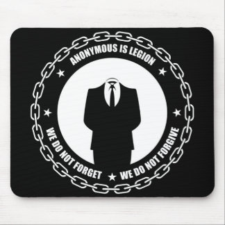 Anonymt kedja Mousepad Musmatta