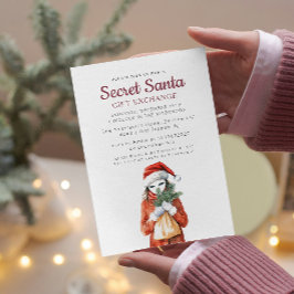 Anonymt Mask I Hemlig jul Party Inbjudningar