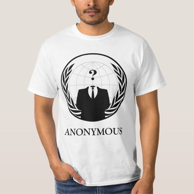 Anonymt T-shirt (Framsida)