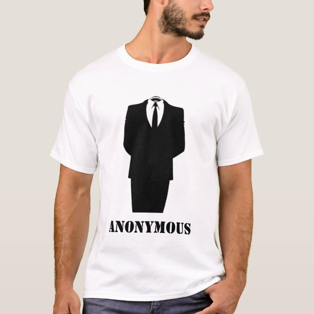 Anonymt T-shirt (Framsida)