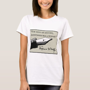 Anonymt var en kvinna t-shirt