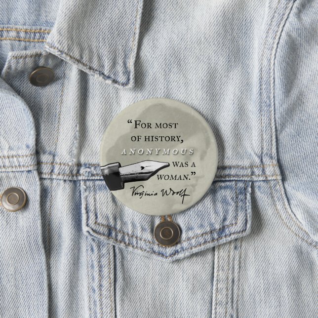 Anonymt var ett kvinna~-Virginia Woolf Knapp (In Situ)