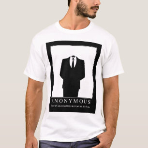 Anonymt - Wikileaks försvarare T-shirt
