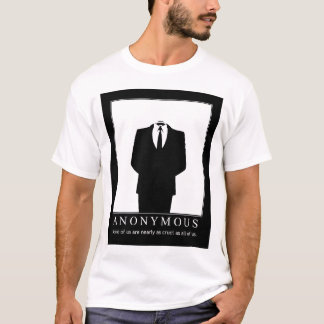 Anonymt - Wikileaks försvarare T-shirt