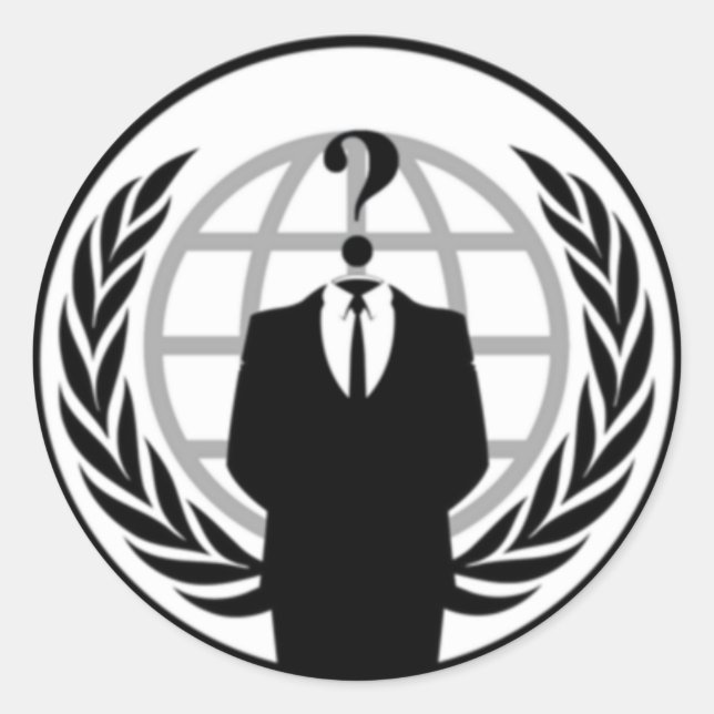 Anonywear Runt Klistermärke (Framsida)