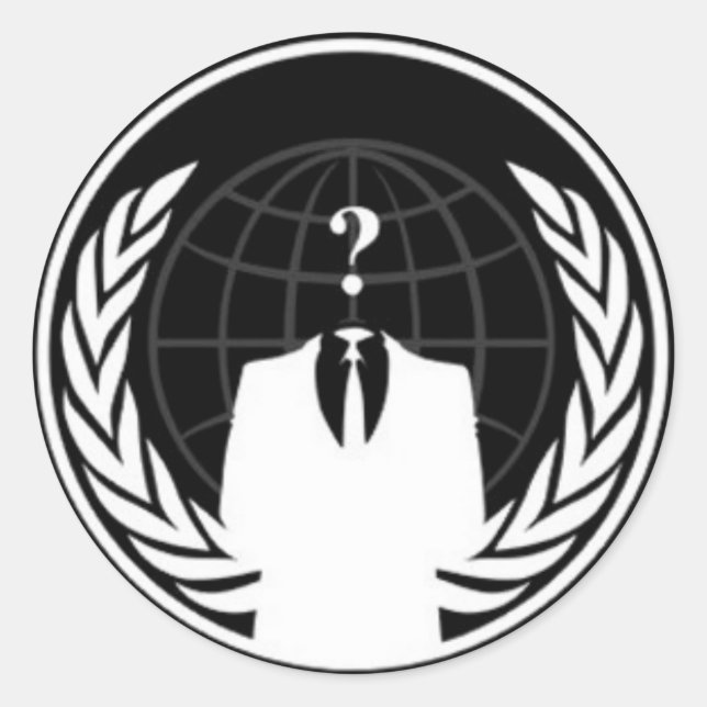 Anonywear Runt Klistermärke (Framsida)