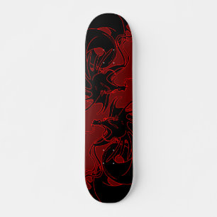 Anopurodon Dubbla Black Dragon Mini Skateboard Bräda 18,5 Cm