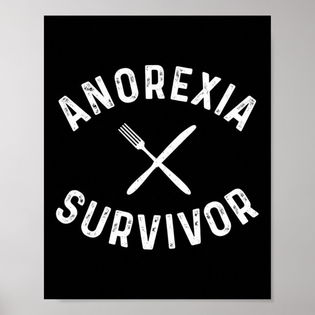 Anorexi Survivor, Anorexi Medvetenhet För manar oc Poster (Framsidan)