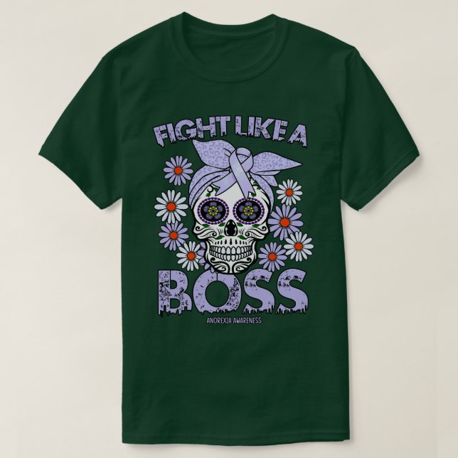 Anorexia Awareness match som chef T Shirt (Design framsida)