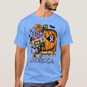 Anorexia Awareness retro halloween skrämmande pump T Shirt