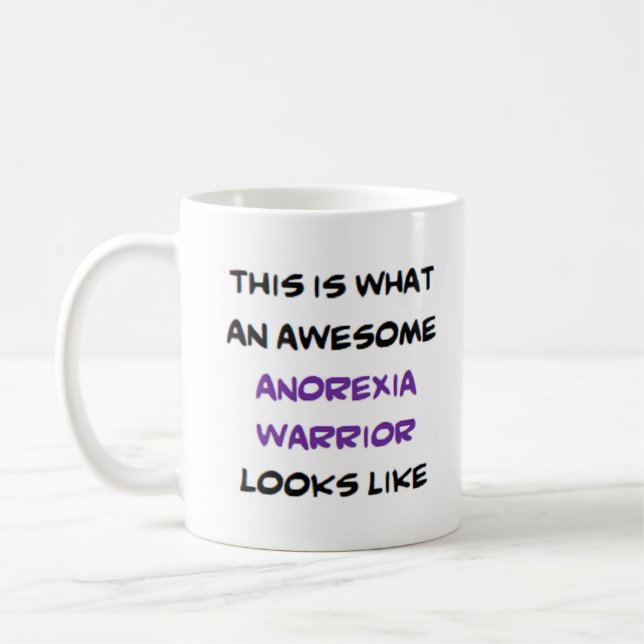 Anorexia krigare, fantastisk kaffemugg (Vänster)