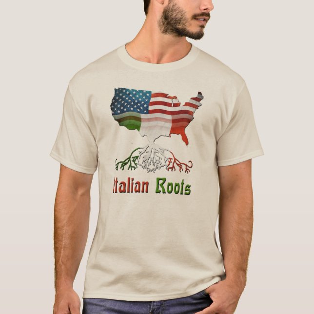 Anormanar för amerikan italienska T-tröja Tee Shirt (Framsida)