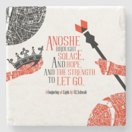 Anoshe marmorkustfartyg underlägg sten