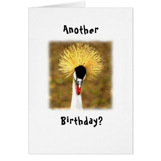 Another Birthday? Wow! Card for Senior Citizen Hälsningskort (Framsidan)