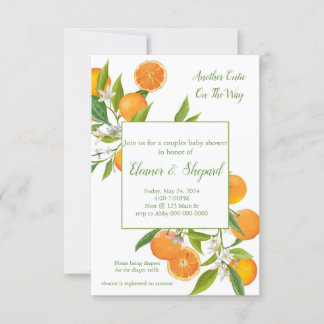 another cutie on the way invitation inbjudningar