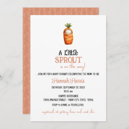Another Little Sprout/Carrot on the Way  Inbjudningar