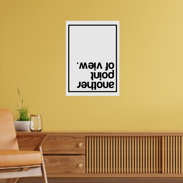 Another point of view poster (Vardagsrum 2)