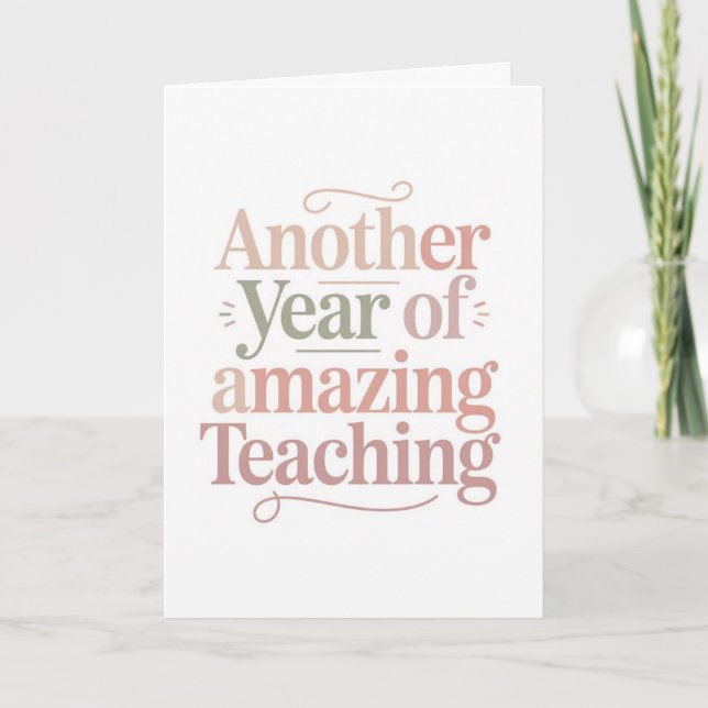Another Year of Amazing Teaching Kort (Framsida)