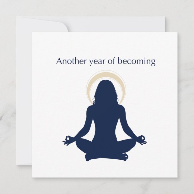 Another Year of Becoming Art Card Julkort (Framsida)