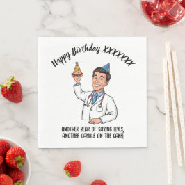 Another year of saving birthday antistress party pappersservett