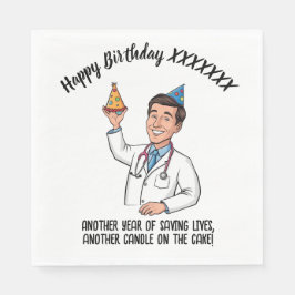 Another year of saving birthday antistress party pappersservett