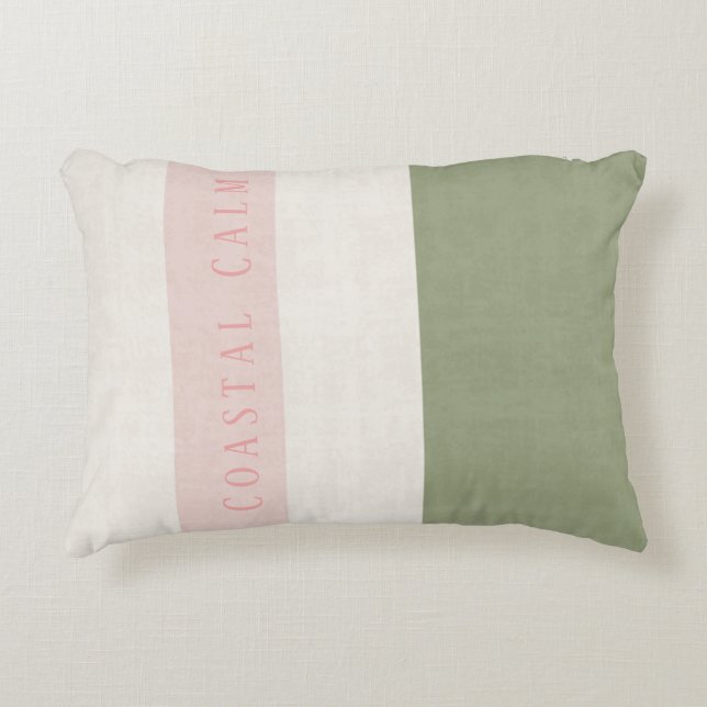 Anouke Coastal Faded Shore Stripes Prydnadskudde (Framsidan)