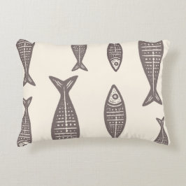 Anouke Coastal Fish / Driftwood Taupe Prydnadskudde