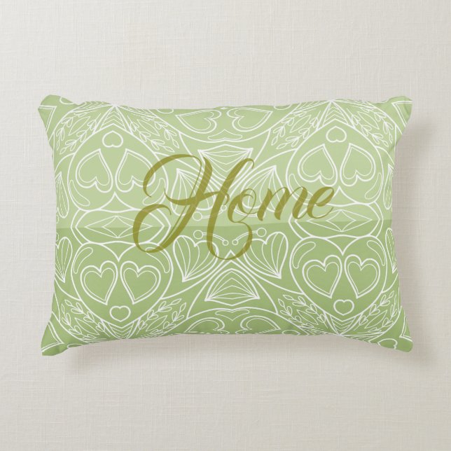 Anouke Loom Sage Home Script Prydnadskudde (Framsidan)