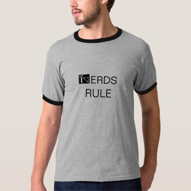 ANP-, härskar Nerds Tee Shirt (Framsida)