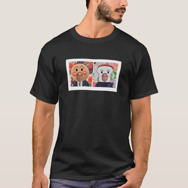 Anpanman Matsumoto och Shokupanman Hamada T Shirt (Framsida)