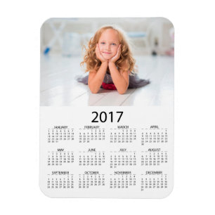 Anpassa 2017 års Mini-kylkalender Magnet