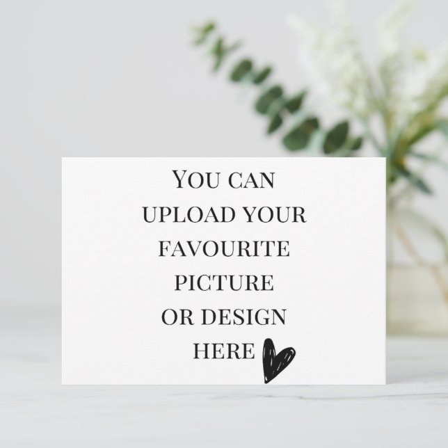 Anpassa 3,5-tums x 5-tums djurutrymmeskort - ligga tilläggskort (Stående Fram)