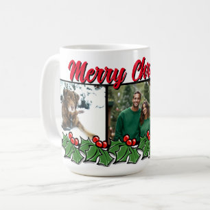 Anpassa 3 foto till julklapp kaffemugg