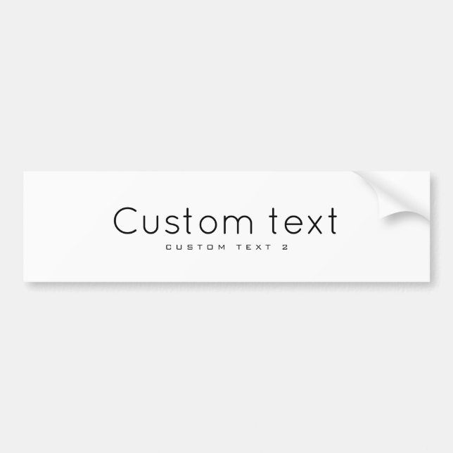 Anpassa 3 tum x 11 tum bildekal (Framsidan)