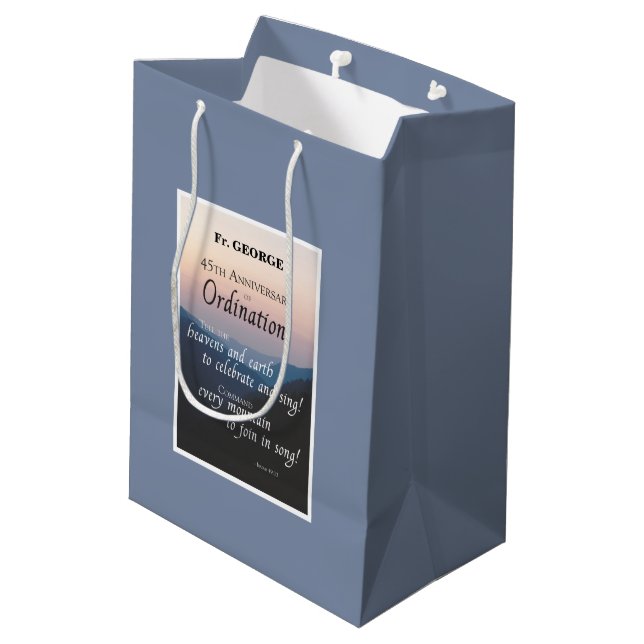 Anpassa 45-årsjubileum Ordination Gratulerar (Baksidan Vinklad)