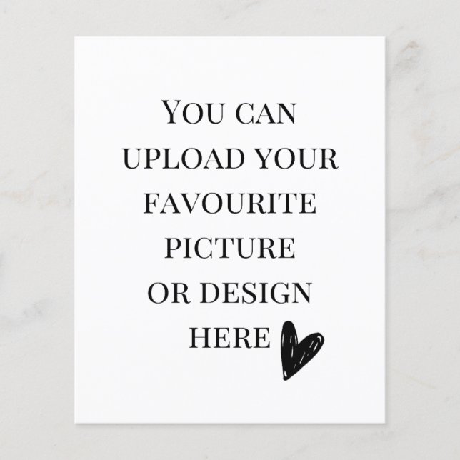 Anpassa 4,5-tums x 5,6-tumshöljekort till porträtt (Framsida)