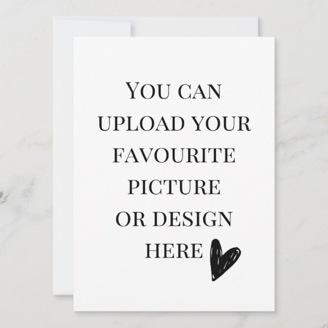 Anpassa 5,5-tums x 7,5-tumshöljekort till porträtt (Framsida)