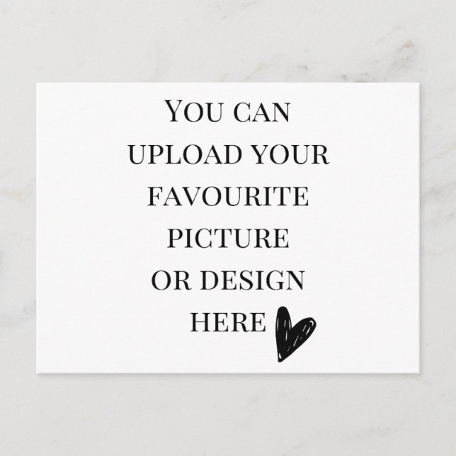 Anpassa 5,6 x 4,25-tums vykort - liggande (Framsida)