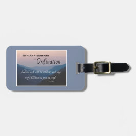 Anpassa, 5:e årsdagen Ordning Bagagebricka