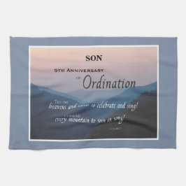 Anpassa, 5:e årsdagen Ordning Kökshandduk