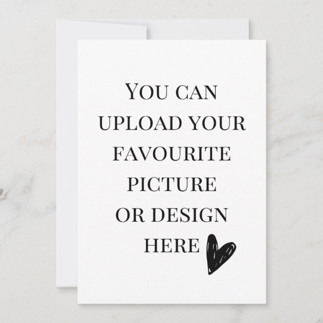 Anpassa 5 x 7-tums visitkort inbjudningar (Framsida)