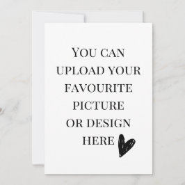 Anpassa 5 x 7-tums visitkort inbjudningar