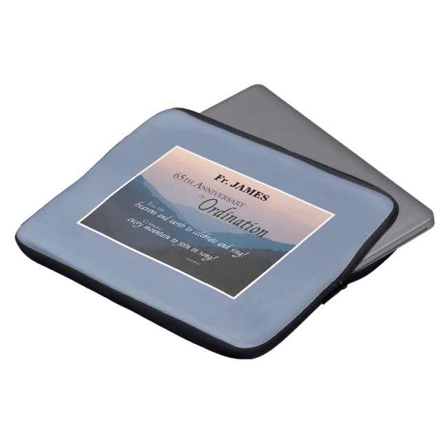 Anpassa 65ens jubileumsordning Gratulerar Laptop Fodral (Framsida topp)