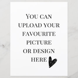 Anpassa 8,5-tums x 11-tumshöljekort - porträtt