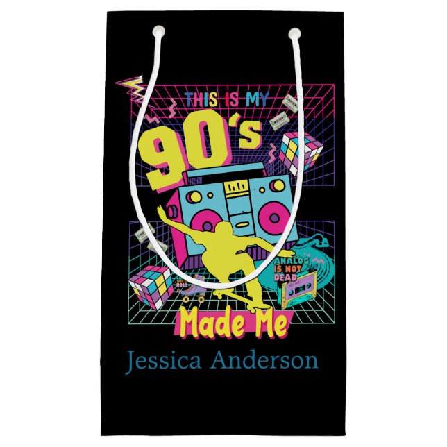 Anpassa 90:s Hip hop Vibes Retro gjorde mig (Framsidan)