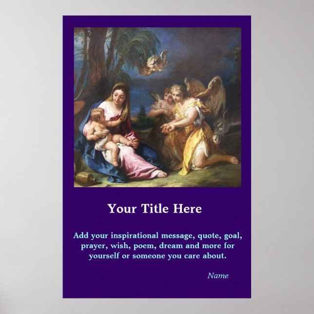 Anpassa ABLE-filer - Mary och Child Poster (Framsidan)