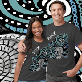 Anpassa Abstrakt Grafik Skriv ut T-Shirt