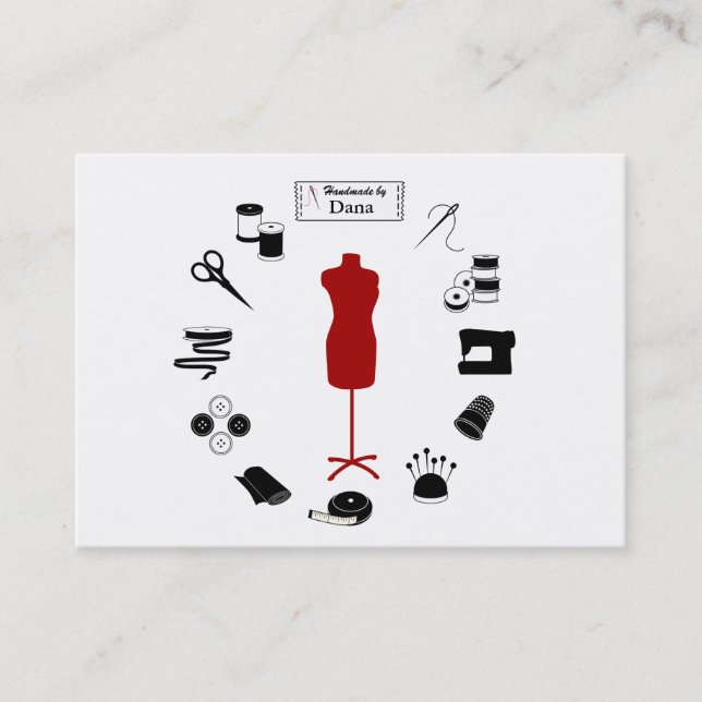 Anpassa Affärskortet Etikett Visitkort (Framsida)