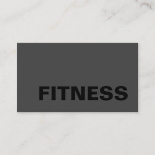 Anpassa Affärskortet Trendig Grått Fitness Sport Visitkort