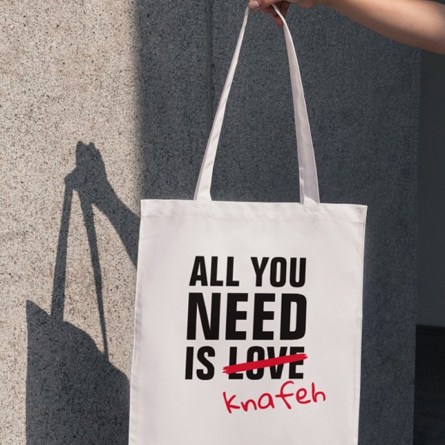 Anpassa allt du behöver är Kärlek-funny arabisk Tygkasse (Skapare uppladdad)